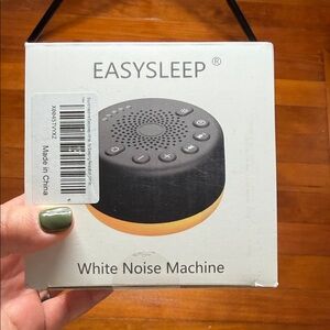 Black and Orange White Noise Machine